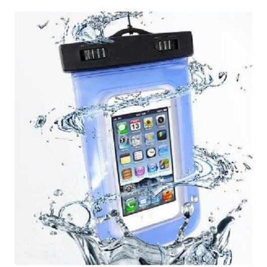 Waterproof Pouch for Mobile Phones - Blue, Pink, Clear, Black