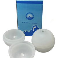 Ice Ball Maker - Round Ice Cube Mold  2 Pack