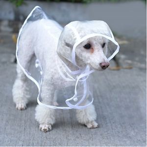 Clear Waterproof Pet Hoodie/Rain Jacket - Sm, Med, Lg or Xl (Tends to Run Small)