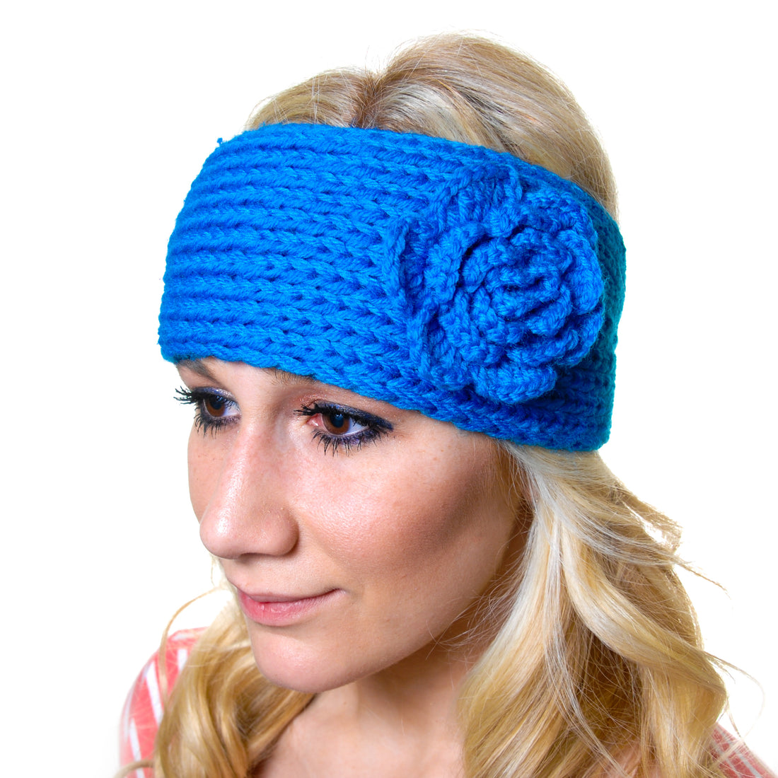 Crochet Headband - Black, Blue, Pink or Tan