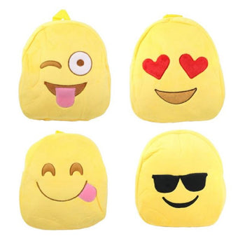 Plush Emoji Backpacks