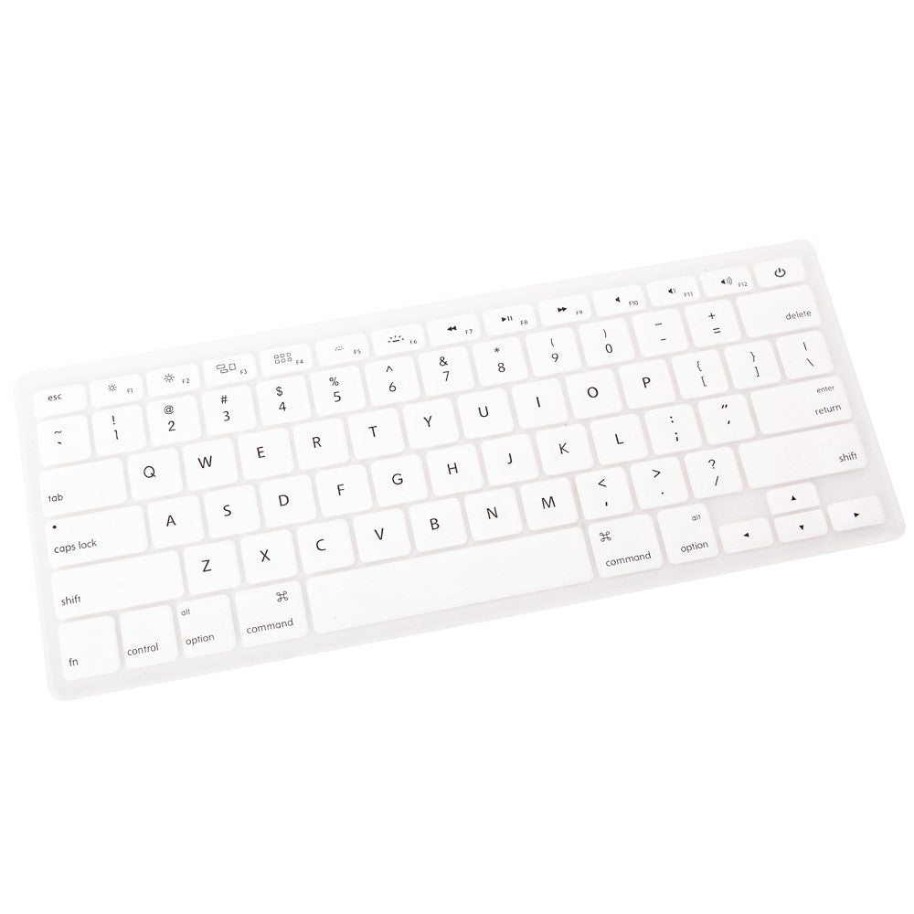 Silicone Keyboard Skin for Macbook - 11", 13", 15" - Black, White, Blue, Purple, Orange, Red, Yellow, Pink or Green