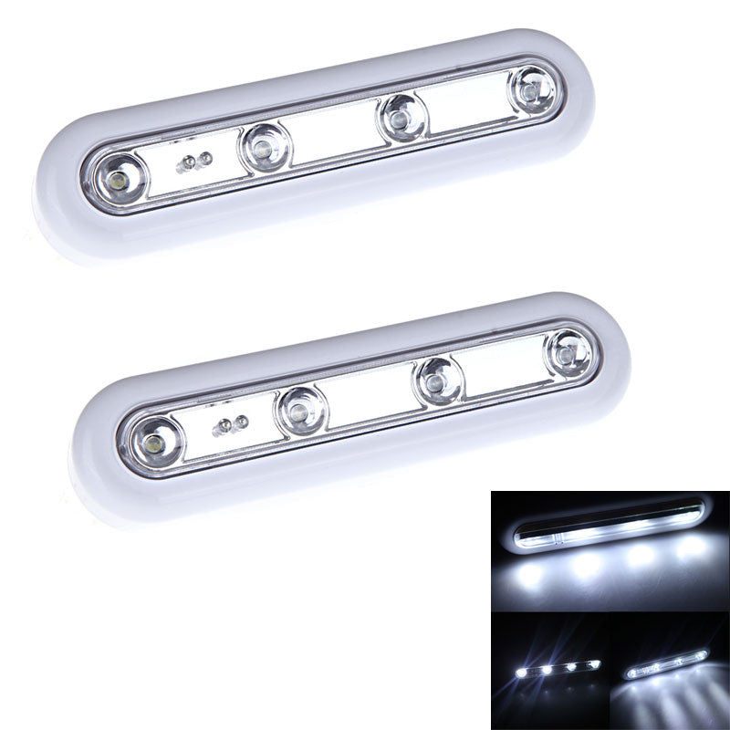 White LED Stick On - Under the Cabinet Lights - Set of 2