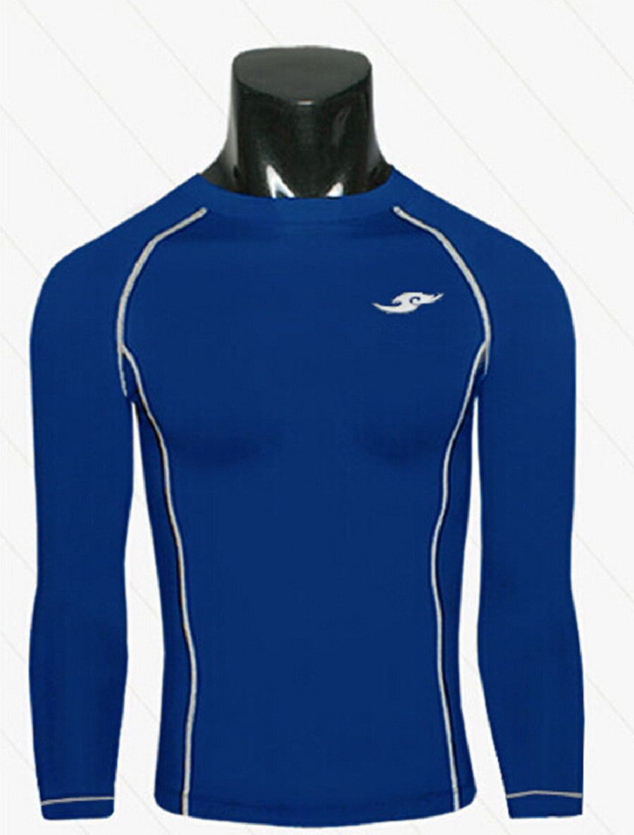 Long Sleeve Trainer - Bike Top- Black, White or BLue