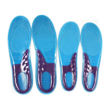 Massaging Gel Cushioned Shoe Insoles - for Men and Women