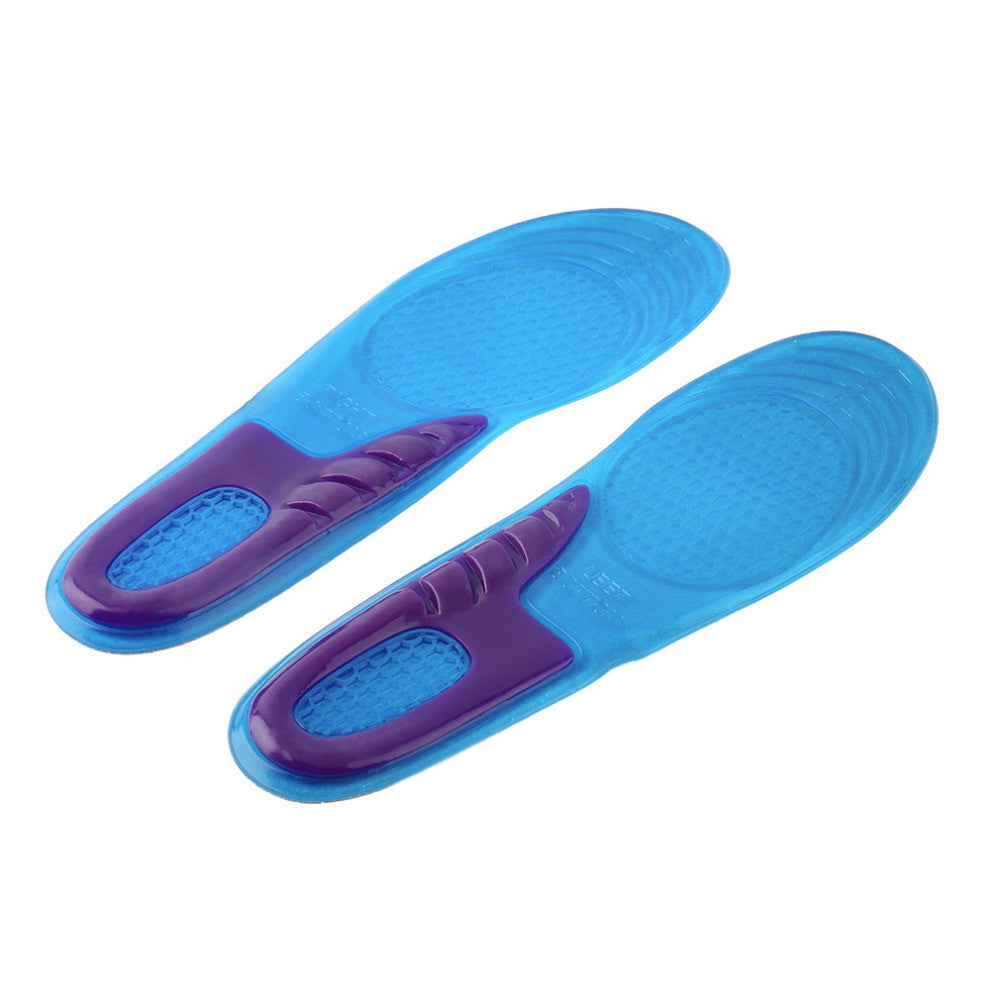 Massaging Gel Cushioned Shoe Insoles - for Men and Women