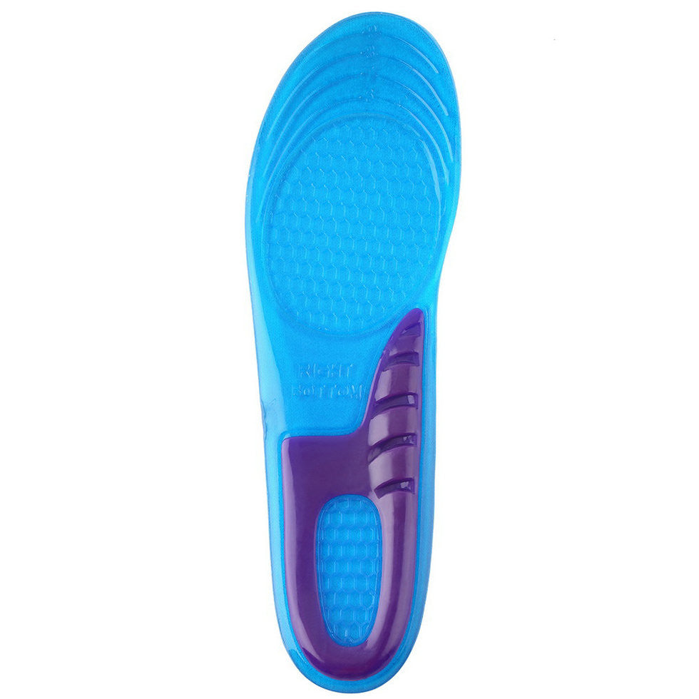 Massaging Gel Cushioned Shoe Insoles - for Men and Women