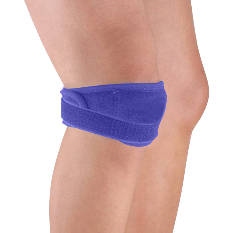 Adjustable Patella Tendon Support - Black, Blue or Pink