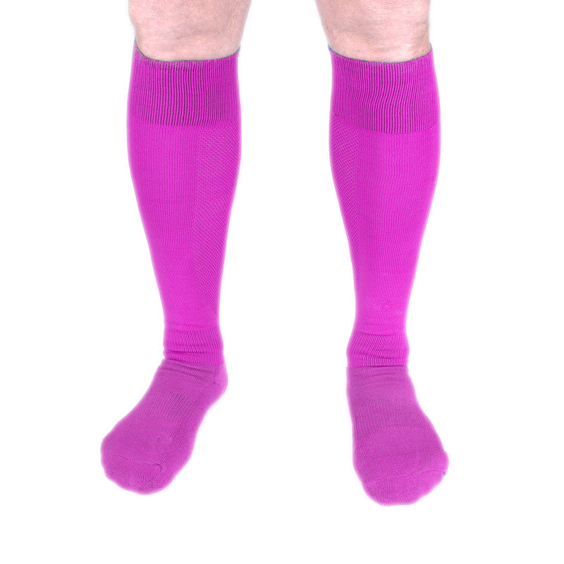 Sport Compression Socks (Unisex) - Black, Light Blue, Navy, Purple, Yellow, Orange, White or Red