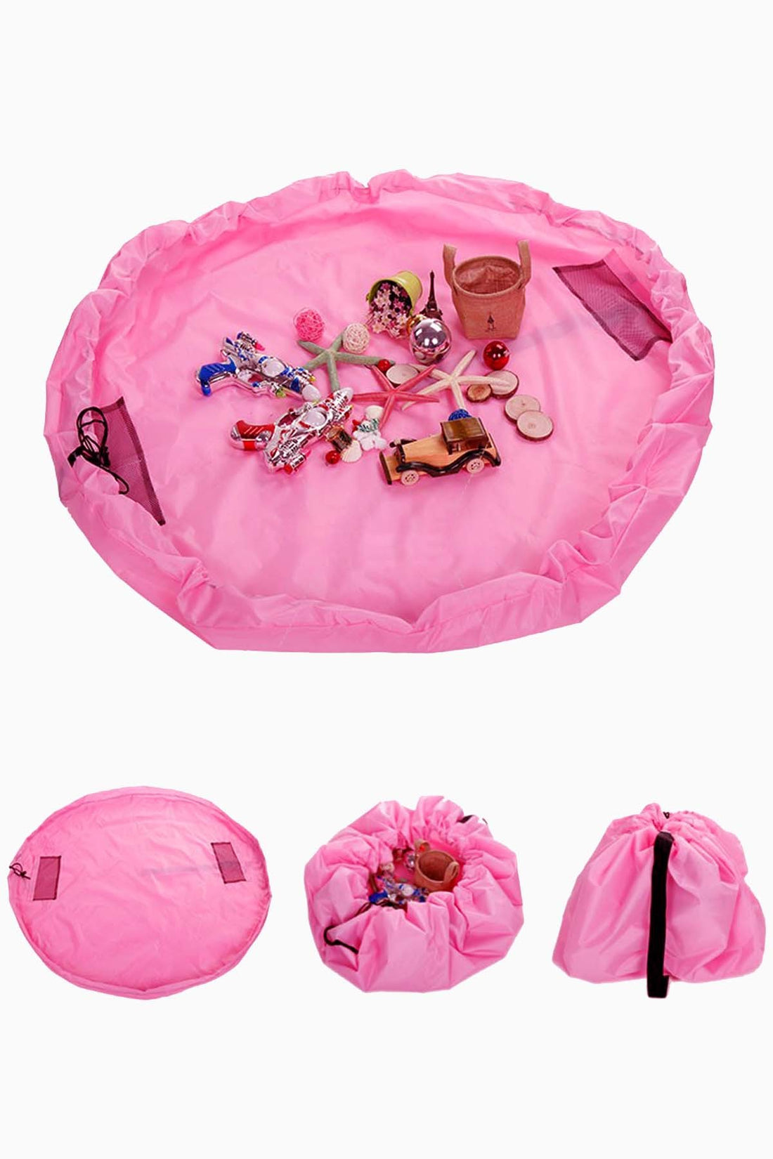 Children's Portable Playmat- Pink, Blue or Green (Sm-Lg)