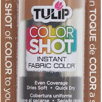 TULIP Color Shot Instant Fabric Color 3oz Brown, 3" x 3" (34965)