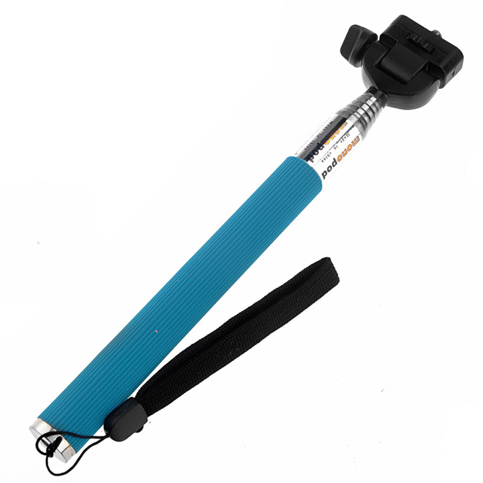 Selfie Stick with Bluetooth Remote Shutter - Black, Pink, Purple, Turquoise, White and Yellow