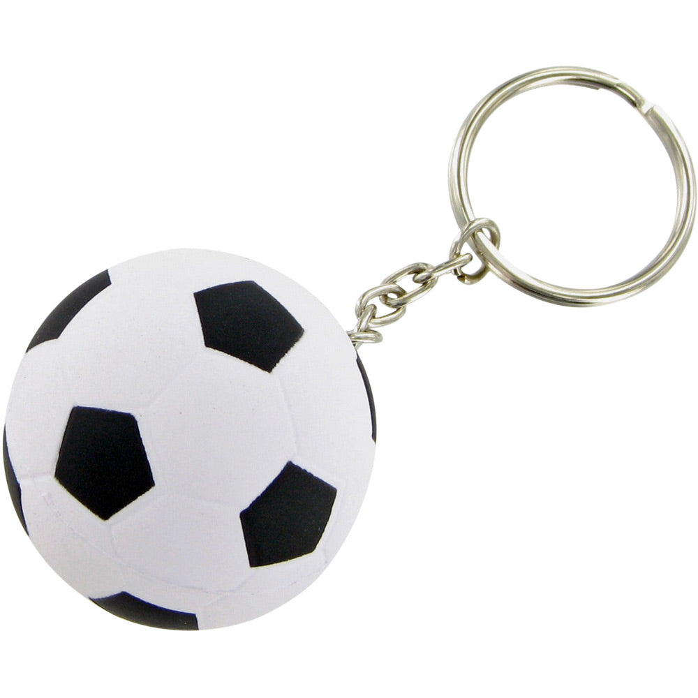 Ball Keychain - Basketball, Football, Soccer, Baseball, Tennis or Smiley Face