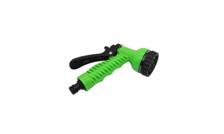 Deluxe 50 &100 Feet Expandable Flexible Garden Water Hose Nozzle & Sprayer- Green/Blue