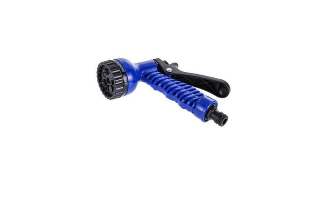 Deluxe 50 &100 Feet Expandable Flexible Garden Water Hose Nozzle & Sprayer- Green/Blue