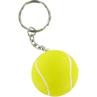 Ball Keychain - Basketball, Football, Soccer, Baseball, Tennis or Smiley Face
