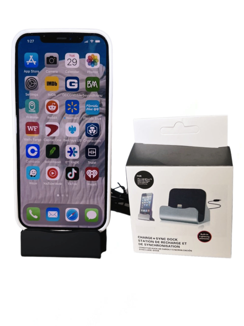 USB Docking Station Compatible with any iPhone - Sync and Charge - 8 Pin