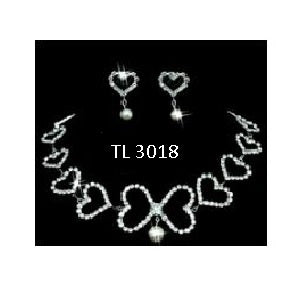 Swarovski Crystal Earring Necklace set TL3018