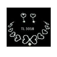 Swarovski Crystal Earring Necklace set TL3018